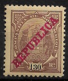 [Issues of 1895 & 1907 Overprinted "REPUBLICA", type I10]