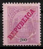 [Issues of 1895 & 1907 Overprinted "REPUBLICA", type I11]