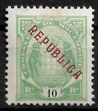 [Issues of 1895 & 1907 Overprinted "REPUBLICA", type J2]