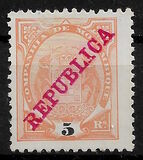 [Issues of 1895 & 1907 Overprinted "REPUBLICA", Tip I1]