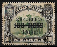 [Giraffe & Dromedary Camels - Stamps of 1901-1903 Overprinted "REPUBLICA" Horizontally  & Surcharged, Typ L17]
