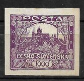 [Definitives - "ČESKO-SLOVENSKÁ" Above Value, type H5]