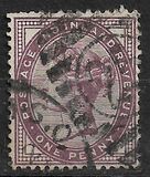 [Regina Vittoria  - Iscrizione "POSTAGE AND INLAND REVENUE", Scrivi AI1]