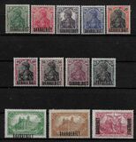 [German Empire Postage Stamps Overprinted "SAARGEBIET", 类型 F]
