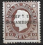 [Mozambique Postage Stamps Overprinted "COMPE DE MOCAMBIQUE", 类型 A4]