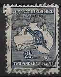 [Definitive Issues - Kangaroo and Map - Different Watermark, type A23]