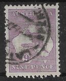 [Definitive Issues - Kangaroo and Map - Different Watermark, type A27]