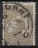 [Definitive Issues - Kangaroo and Map - Different Watermark, type A29]