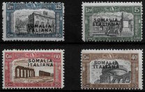 [Italian Postage & Not Issued Stamps Overprined, type V]