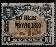 [Giraffe & Dromedary Camels - Nos. 27 & 36 Overprinted "PROVISORIO" & Surcharged, type G1]