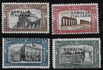 [Italian Postage & Not Issued Stamps Overprined, type V]