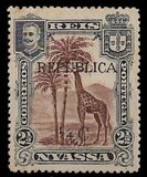 [Giraffe & Dromedary Camels - Stamps of 1901-1903 Overprinted "REPUBLICA" Horizontally  & Surcharged, Typ L]
