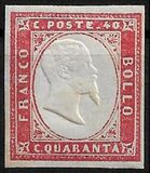 [King Victor Emmanuel II - This Issue Vary Greatly in Colour, Typ D10]