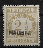 [Portuguese Stamp Overprinted, MADEIRA, type C]