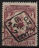 [Stamps of 1904, without the Overprint, Surcharged "GL O.Z 7 FEV 1914 7 CENT" in Diamond Frame, loại O21]