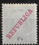 [Issues of 1895 & 1907 Overprinted "REPUBLICA", Tip I]