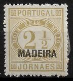 [Portuguese Stamp Overprinted, MADEIRA, type C]