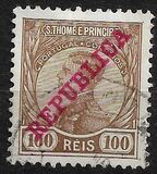 [King Manuel  - Not Issued Stamps Overprinted "REPUBLICA", typ P7]