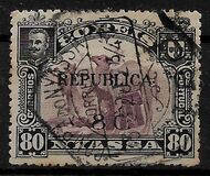[Giraffe & Dromedary Camels - Stamps of 1901-1903 Overprinted "REPUBLICA" Horizontally  & Surcharged, Typ L10]