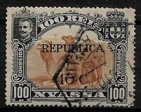 [Giraffe & Dromedary Camels - Stamps of 1901-1903 Overprinted "REPUBLICA" Horizontally  & Surcharged, Typ L11]