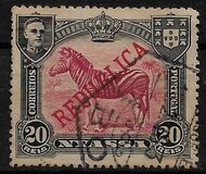 [Zebra - Not Issued Stamps Overprinted "REPUBLICA", тип I]