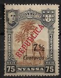 [Issues of 1911 Surcharged - London Print, type M33]