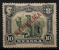 [Issues of 1911 Surcharged - London Print, type M27]