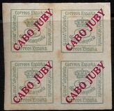 [Spanish Stamp Overprinted "CABO JUBY", type B]