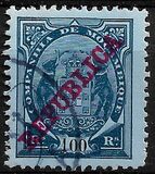 [Issues of 1895 & 1907 Overprinted "REPUBLICA", Tip I8]