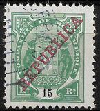 [Issues of 1895 & 1907 Overprinted "REPUBLICA", Tip I3]