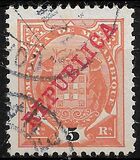 [Issues of 1895 & 1907 Overprinted "REPUBLICA", type I1]
