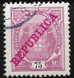 [Issues of 1895 & 1907 Overprinted "REPUBLICA", type I7]