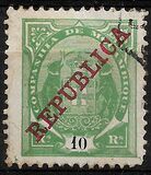 [Issues of 1895 & 1907 Overprinted "REPUBLICA", type I2]