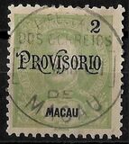 [King Carlos I of Portugal - Issues of 1898 Overprinted "PROVISORIO", タイプ AB]