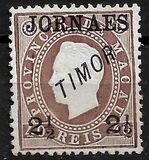 [Macau Postage Stamps Surcharged & Overprinted "JOURNAS TIMOR", type C1]