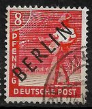 [BERLIN in Black Overprint on "Allied Occupation Zone" Stamps, type A2]