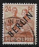 [BERLIN in Black Overprint on "Allied Occupation Zone" Stamps, type A8]