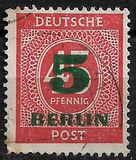 [Overprinted "Allied Occupation Zone" Stamps, type T]