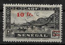 [Faidherbe Bridge & Diourbel Mosque Stamps of 1935 Surtaxed, տեսակ AK15]