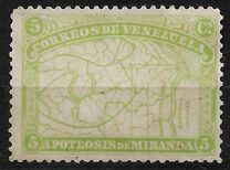 [80 Aniversario de la muerte del General Francisco de Miranda, 1.750 - 1.816. Mapa de la región del Orinoco., tipo AD]