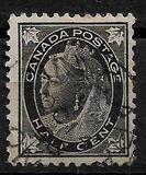 [Queen Victoria - Maple Leaf in Corners, type P]