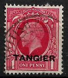 [King George V - Great Britain Stamps Overprinted "TANGIER", type B1]