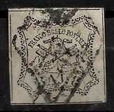 [Coat of Arms- Black Print on Colored Paper, type I]