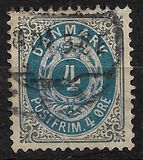 [Royal Emblem - New Drawing - Value in "ØRE" - Different Perforation, τύπος G18]