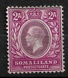 [King George V of the United Kingdom - Inscription "SOMALILAND PROTECTORATE", type E2]