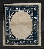 [King Victor Emmanuel II - This Issue Vary Greatly in Colour, tegund D7]