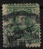 [USA Postage Stamps Overprinted "PHILIPPINES", type AK]