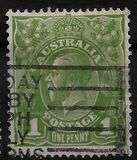 [King George V - Different Watermark, Typ B31]