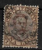 [King Umberto I - New Drawing, Value in Corners, 类型 U]