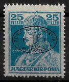 [Hungarian King Karl IV & Queen Zita Stamps of 1919 Overprinted, type M7]